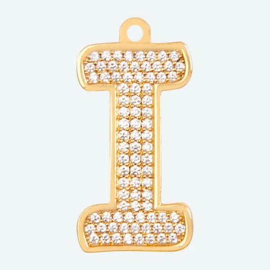 Initial Letter Jewelry Tag - I