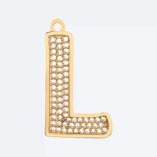Initial Letter Jewelry Tag - L