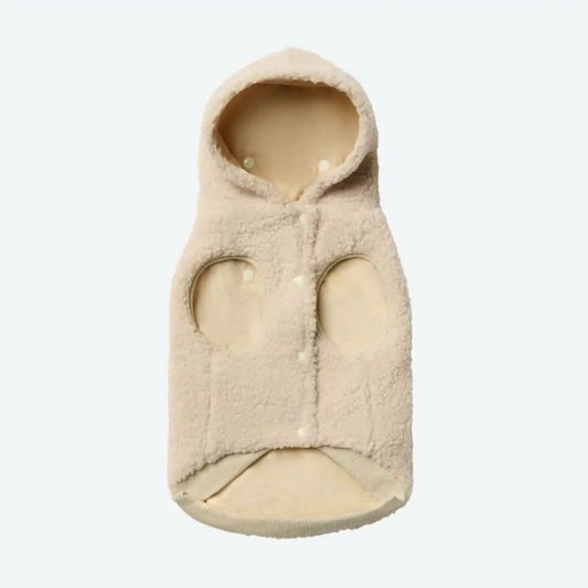 Teddy Sherpa Dog Jacket - Beige