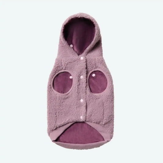 Teddy Sherpa Dog Jacket - Taupe