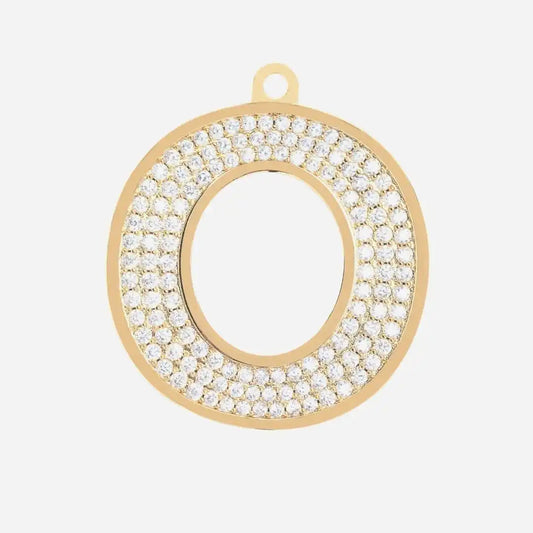 Initial Letter Jewelry Tag - O